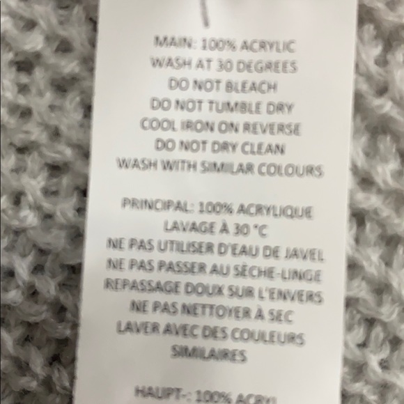 Boohoo High Neck Chunky Knit Balloon Sleeve Jumper - Picture 6 of 6